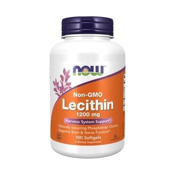 Now Foods Lecithin 1200 mg Softgels Optimized