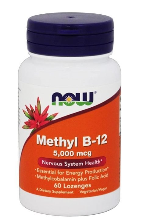 Methyl B-12, 5000 mcg, 60 Lozenges - Now Foods - UK Seller 1