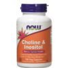 NOW Foods Choline and Inositol Capsules, 500 mg, 100-Count 1 NEW