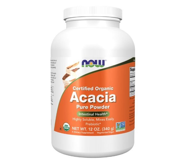 Now Foods Acacia Fiber Organic Powder, 340g