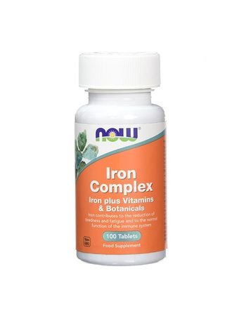 Now Foods Iron Complex Tablets, Pack of 100 1 NEW2