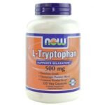 Now Foods L-Tryptophan, 500mg, 120 Vegetarian Capsules NEW2