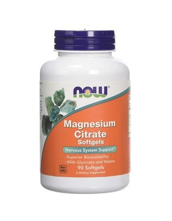 Now Foods Magnesium Citrate 90 Capsules, 400 mg, Standard, 90-Count 1 i NEW2