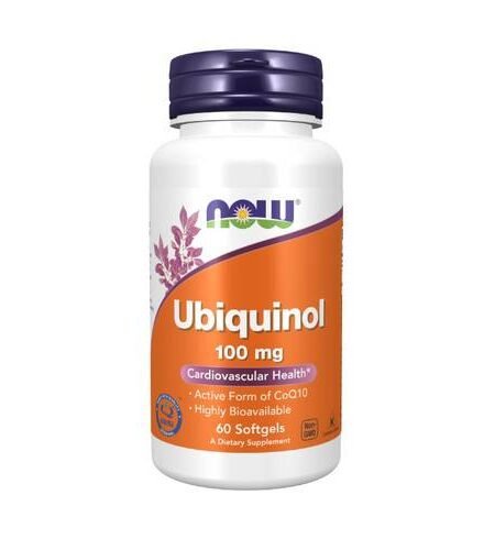 Now Foods Ubiquinol Softgels, 200 mg, 60-Count