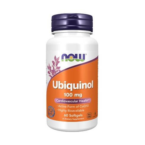 Now Foods Ubiquinol Softgels, 200 mg, 60-Count
