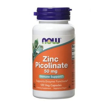 Now Foods Zinc Picolinate, 50mgCapsules, 120-Count