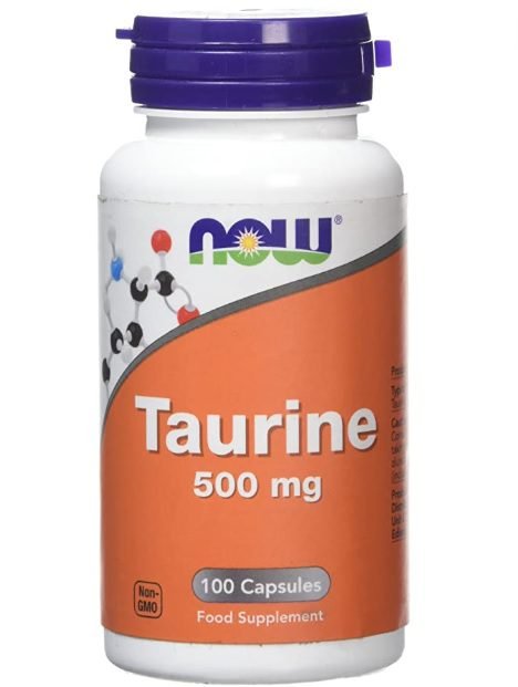 Now Taurine 500 mg 100 Capsules