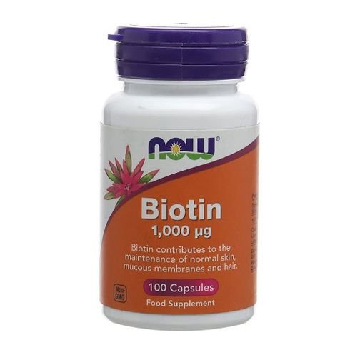 Now Foods Biotin Supplement 1,000 mcg 100 Capules