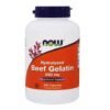 Now Foods Hydrolyzed Beef Gelatin 550 mg 200 Capsules