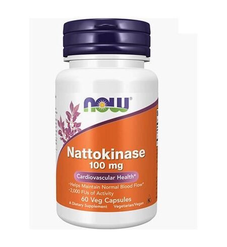 Now Foods Nattokinase 100 mg 2000 FUs 60 Cap