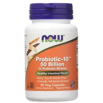 Now Foods Probiotic-10 50 Billion 50 Veg Capsules
